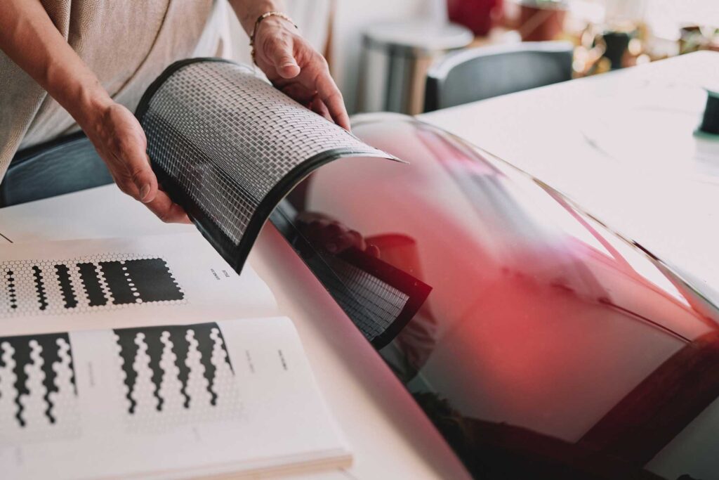 etude calandre de la DS 3 E-TENSE